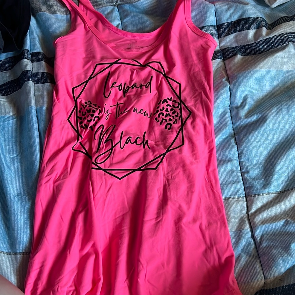Tank top hot pink